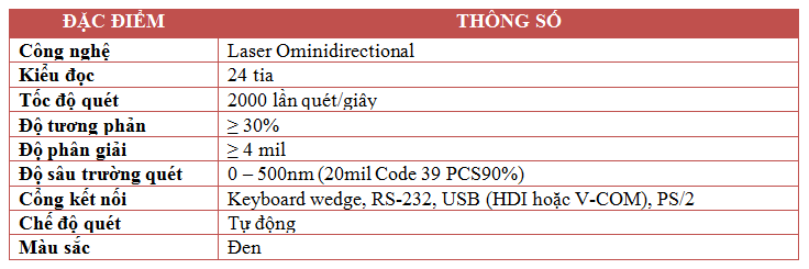 Máy quét mã vạch Shangchen